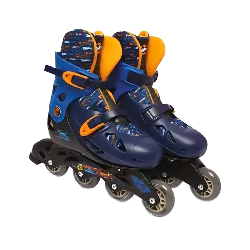 Patins Hot Wheels C/ Acessórios G2 Tamanho 37-40 F0011-1 Fun