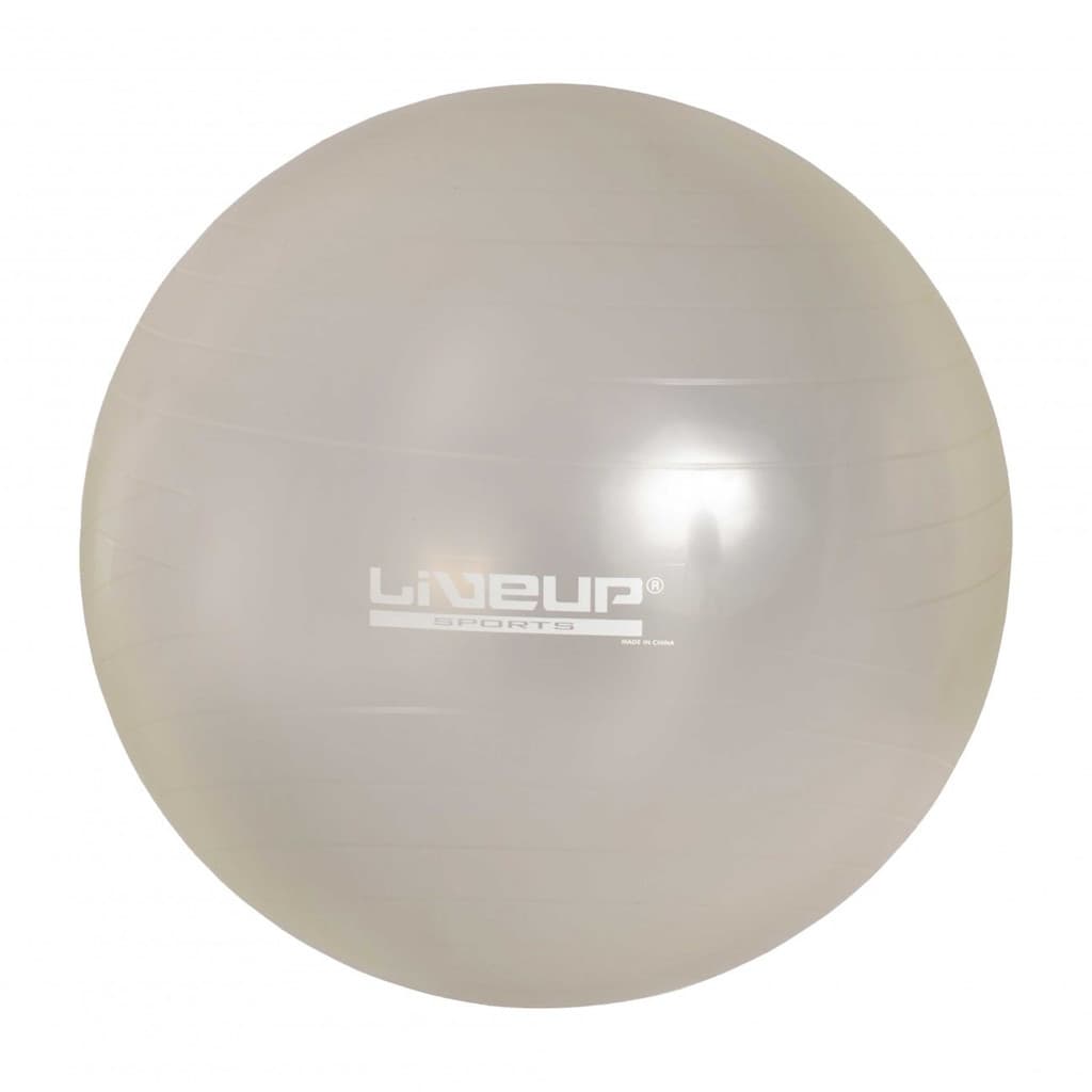 Bola Suiça 65cm Gym Ball Para Pilates Anti Estouro Liveup Transparente