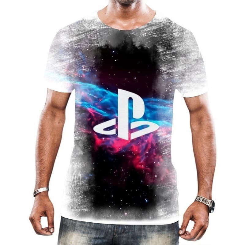 Camiseta Camisa Game Controle Playstation Ps4 Ps2 Ps1 Ps3