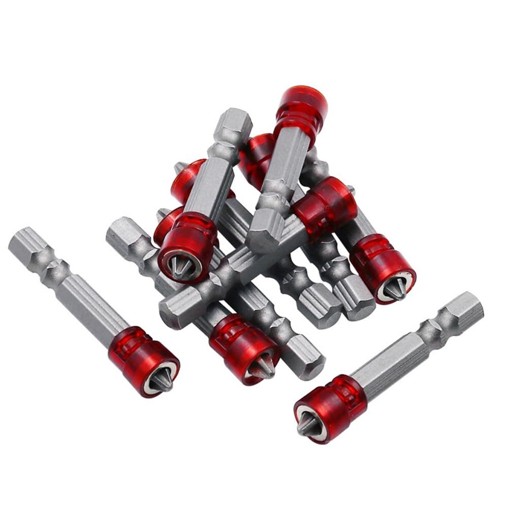 2x Bits Ponteira Philips media Imantado ph2 c anel magnético