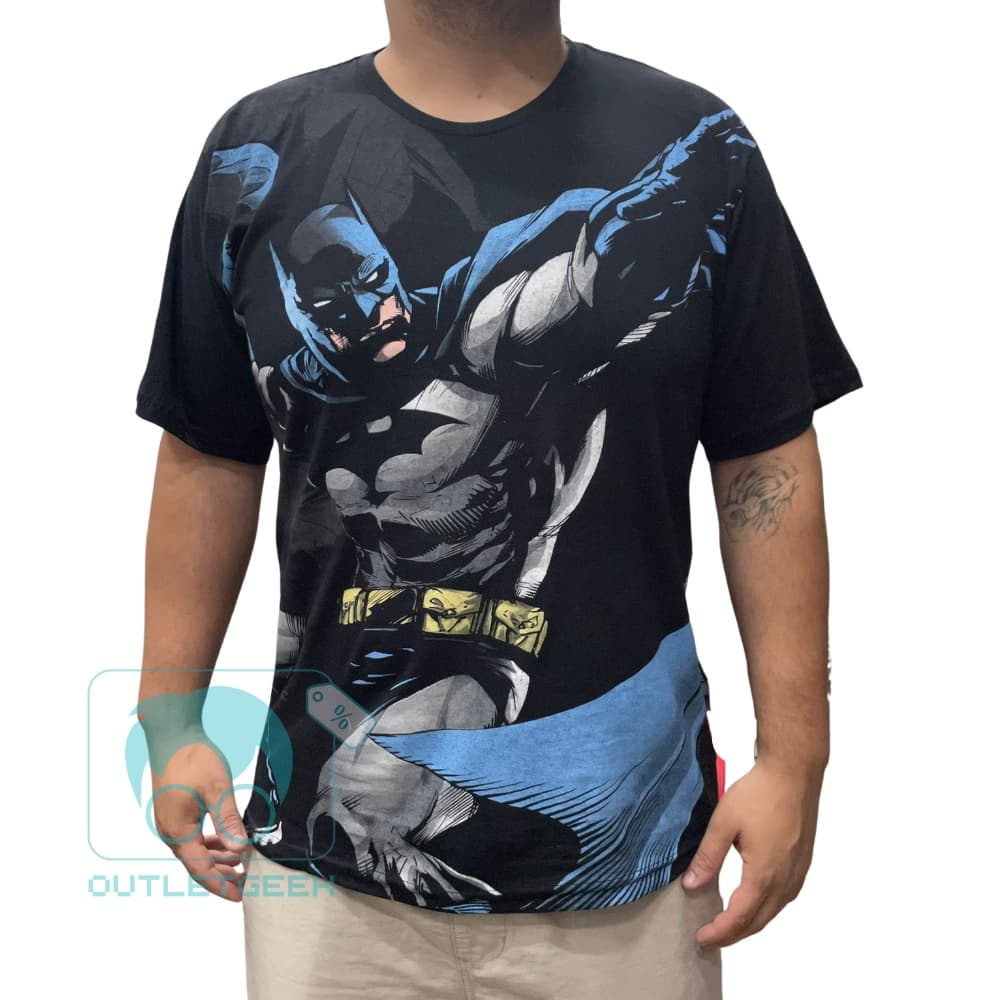 Camiseta Piticas DC Batman Morcego Herói