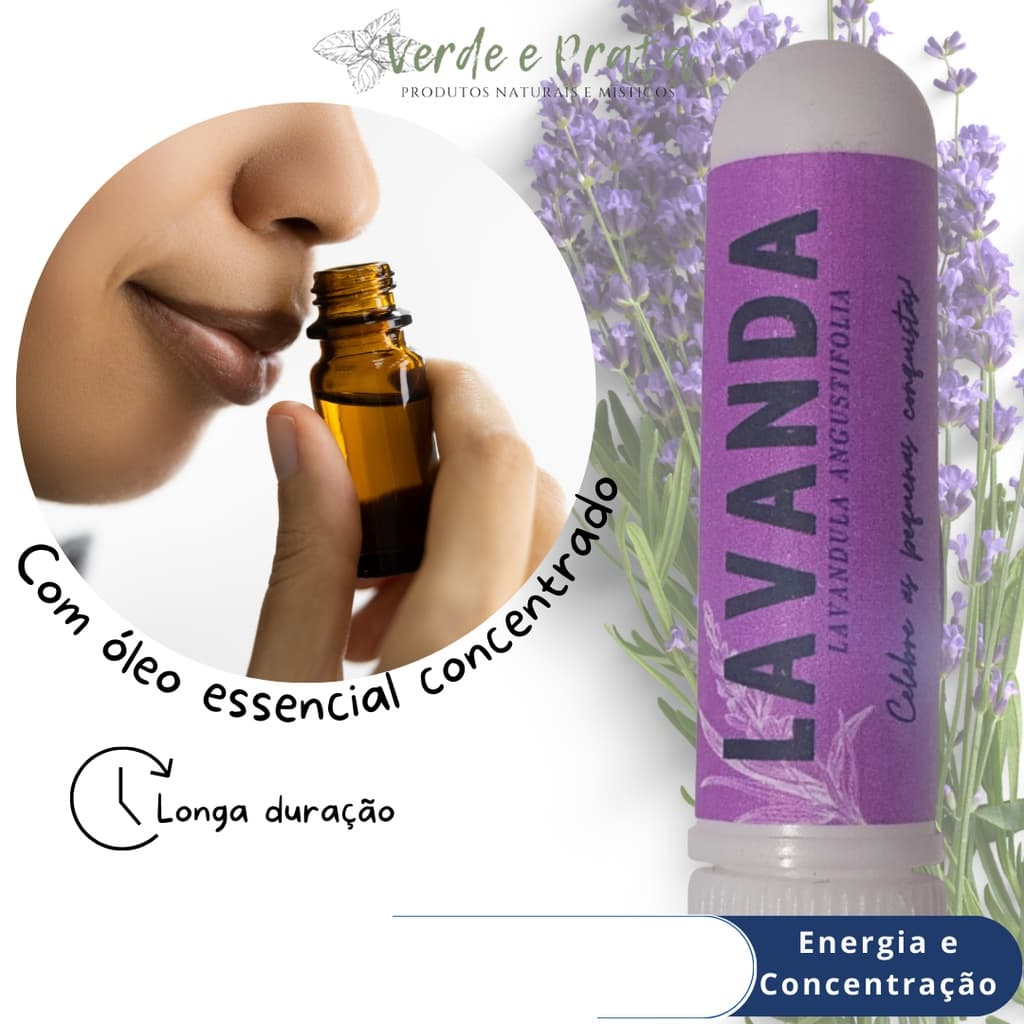 Inaladores de Bolso Inalador Nasal Lavanda