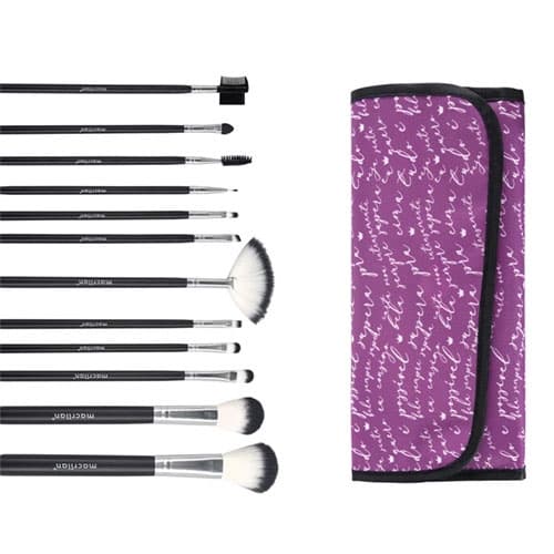 Kit Com 12 Pincéis Para Maquiagem - Macrilan - KP1-5I