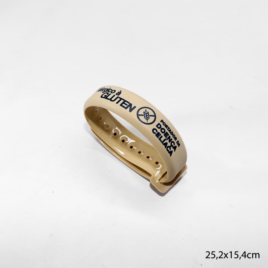 PULSEIRA  DE IDENTIFICAÇÃO DE ALÉRGICO À GLUTEN - DOENÇA CELÍACA