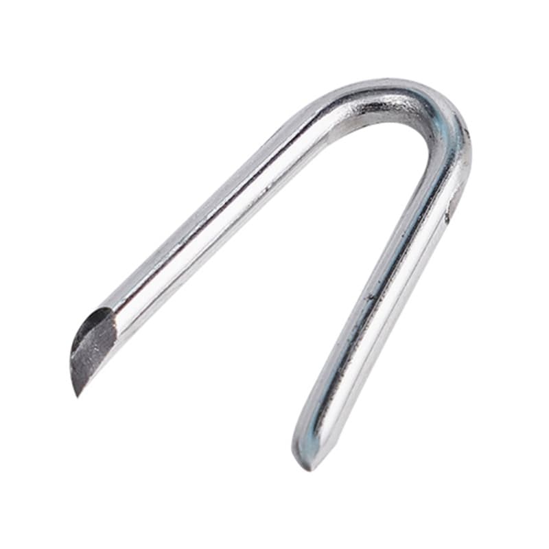QUICKR 200 Pcs Cerca UShaped Prego Fio Pesado Esgrima Grampos Fixadores Unhas