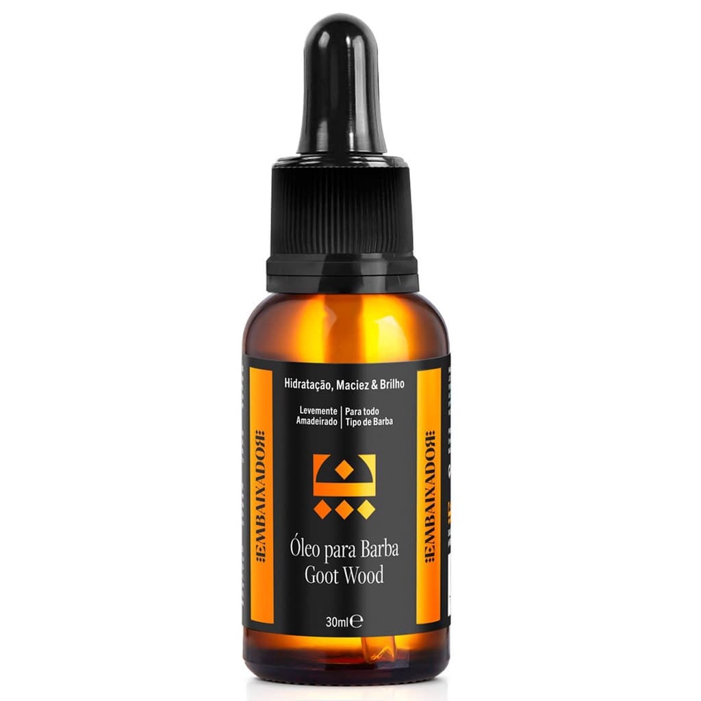 Óleo Hidratante para Barba Goot Wood Embaixador 30ml