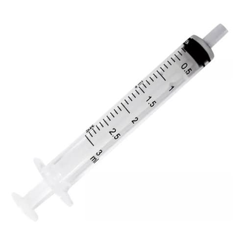 Seringa Descartável Sr 3ml Slip Caixa Com 50 Unidades