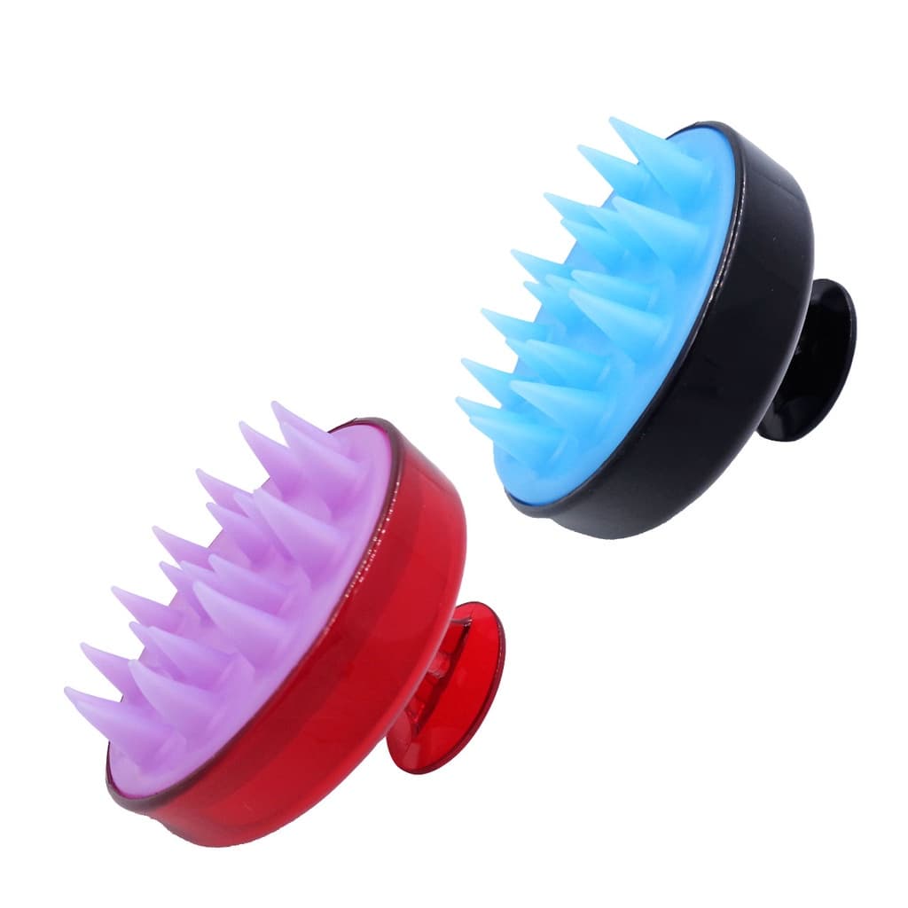 1un Escova Massageadora Couro Cabeludo Anti Caspa Anti Queda