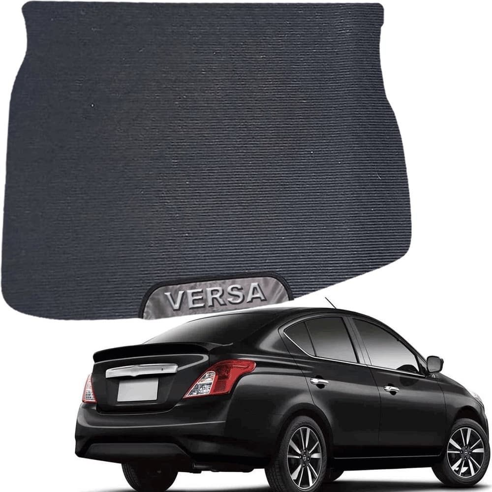 TAPETE EMBORRACHADO PARA PORTA MALA MALAS ESPECIFICO DO CARRO VERSA 2011 A 2018