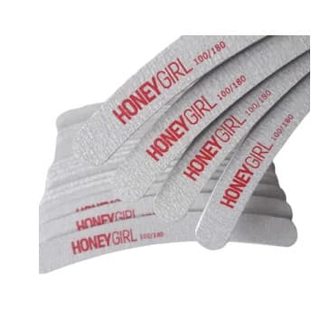 48 Lixas Banana Vermelha Honey Girl 100/180