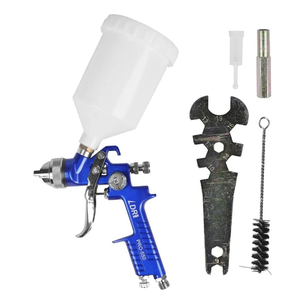 Pistola Pintura Profissional Hvlp Bico 1,3 600ml Pro-550 Pdr