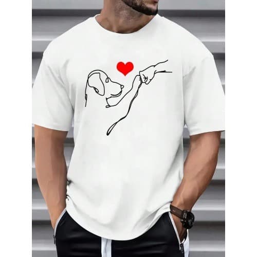 Camiseta Masculina "Amigo Cão" Para Apreciadores De Pet