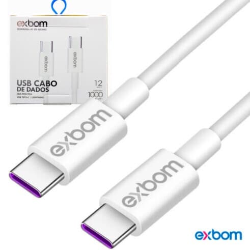 Cabo para iphone 15 e samsung Tipo C Tipo C Carregamento Rapido