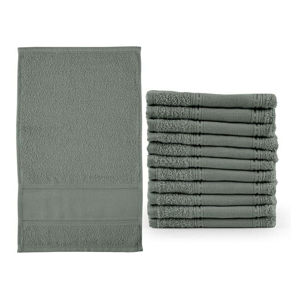Kit 12 toalhas de lavabo social erva doce