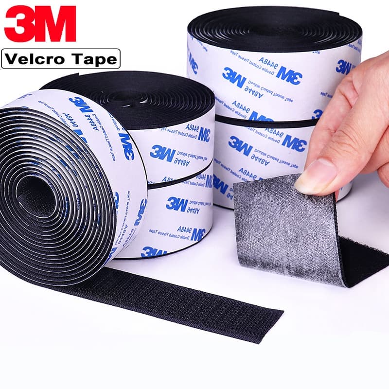 1 Metro De Comprimento Forte Autoadesivo Gancho E Laço Fita Adesiva De Náilon Com Cola 3M Para DIY