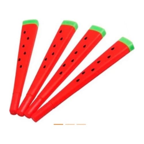 Caneta Fofa Kawai Ponta Fina 0,5mm Formato Melancia Lançamento na loja produto pronta enttega