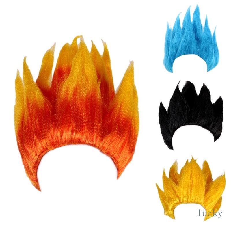 Bolas Dragões Da Sorte Peruca Gokus Cosplay Super Saiyans Halloween