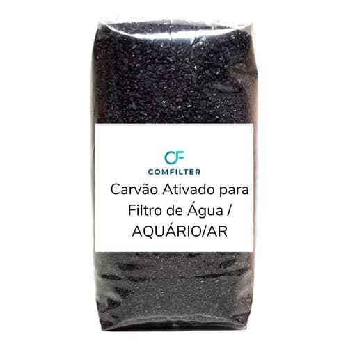 Carvão Ativado Premium Para Filtros De Água / Ar 1 Kilo