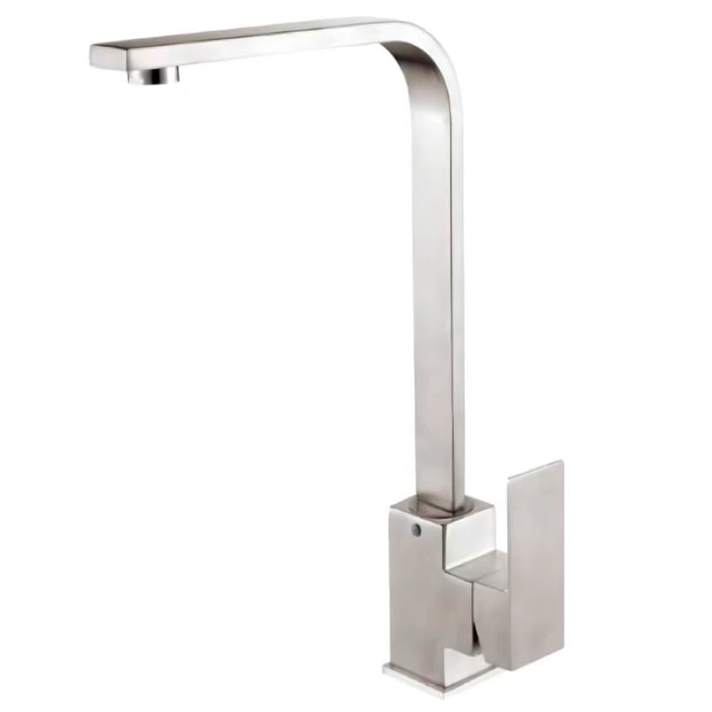 Torneira Gourmet Monocomando Slim L Inox 304 Prata Brinovar