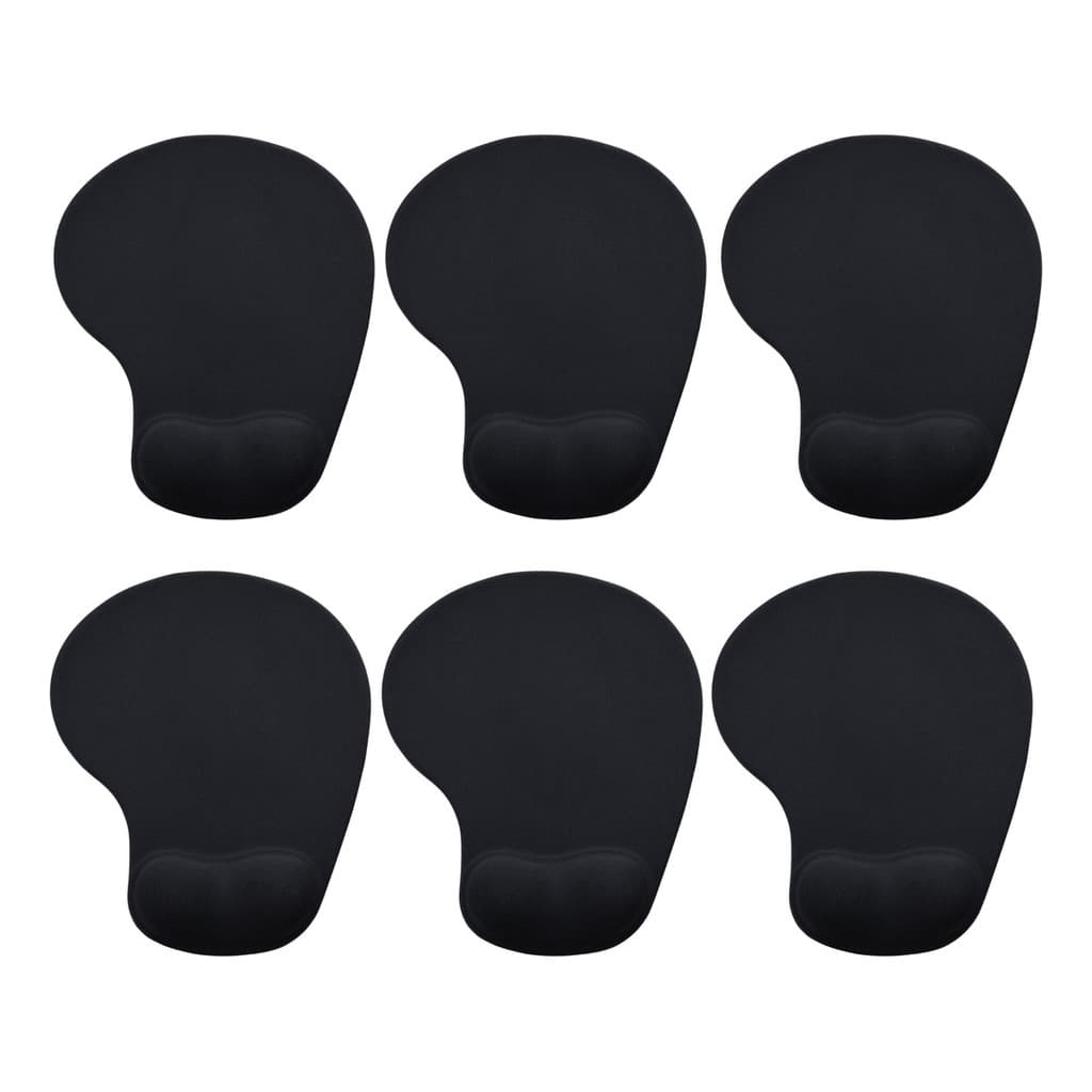6 Un Mouse Pad Ergonômico Apoio Punho Silicone Home Office