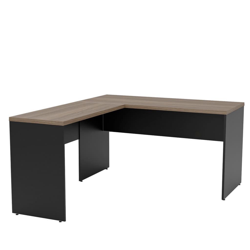 Mesa De Canto Em L Para Escritório 1.40x1.50 Tampo 30mm