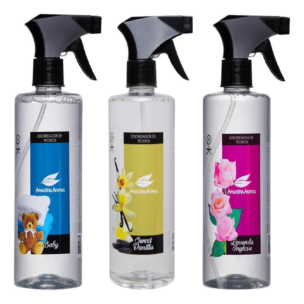Kit 3 Odorizador Tecidos Perfume Para Guarda Roupa Anti Mofo