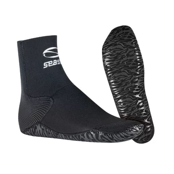 Meia Mergulho Neoprene Antiderrapante 3mm Seasub Pesca Sub aquática
