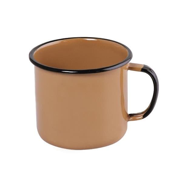 Caneca Esmaltada Ewel - 4,5cm - 70ml Marrom