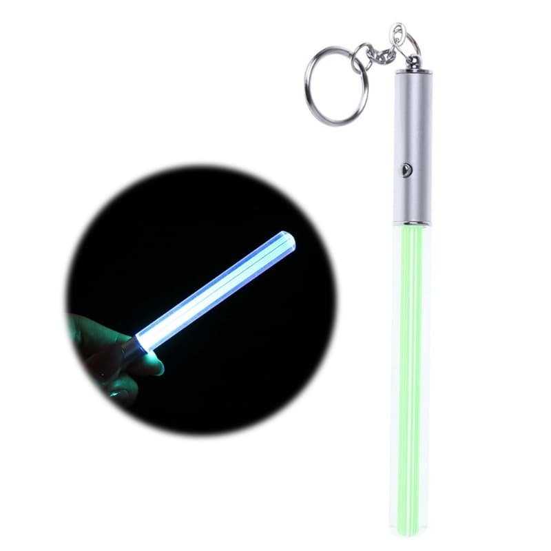 SK Light up Chaveiros Caneta Brilho LED Luz Vara Para Criativos Sabre Chaveiro Saco Acessórios