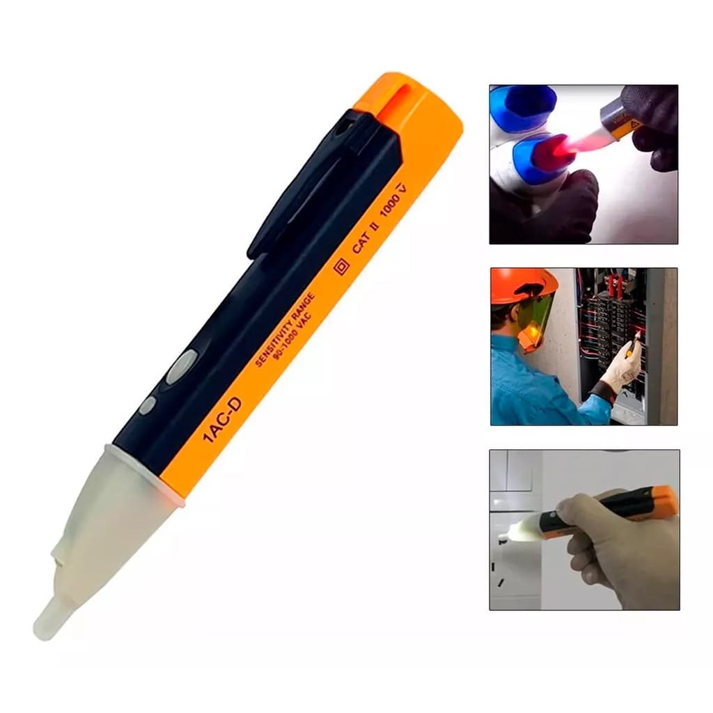 Caneta Detector de Tensão Voltímetro até 1000V - WESTERN-TE-62