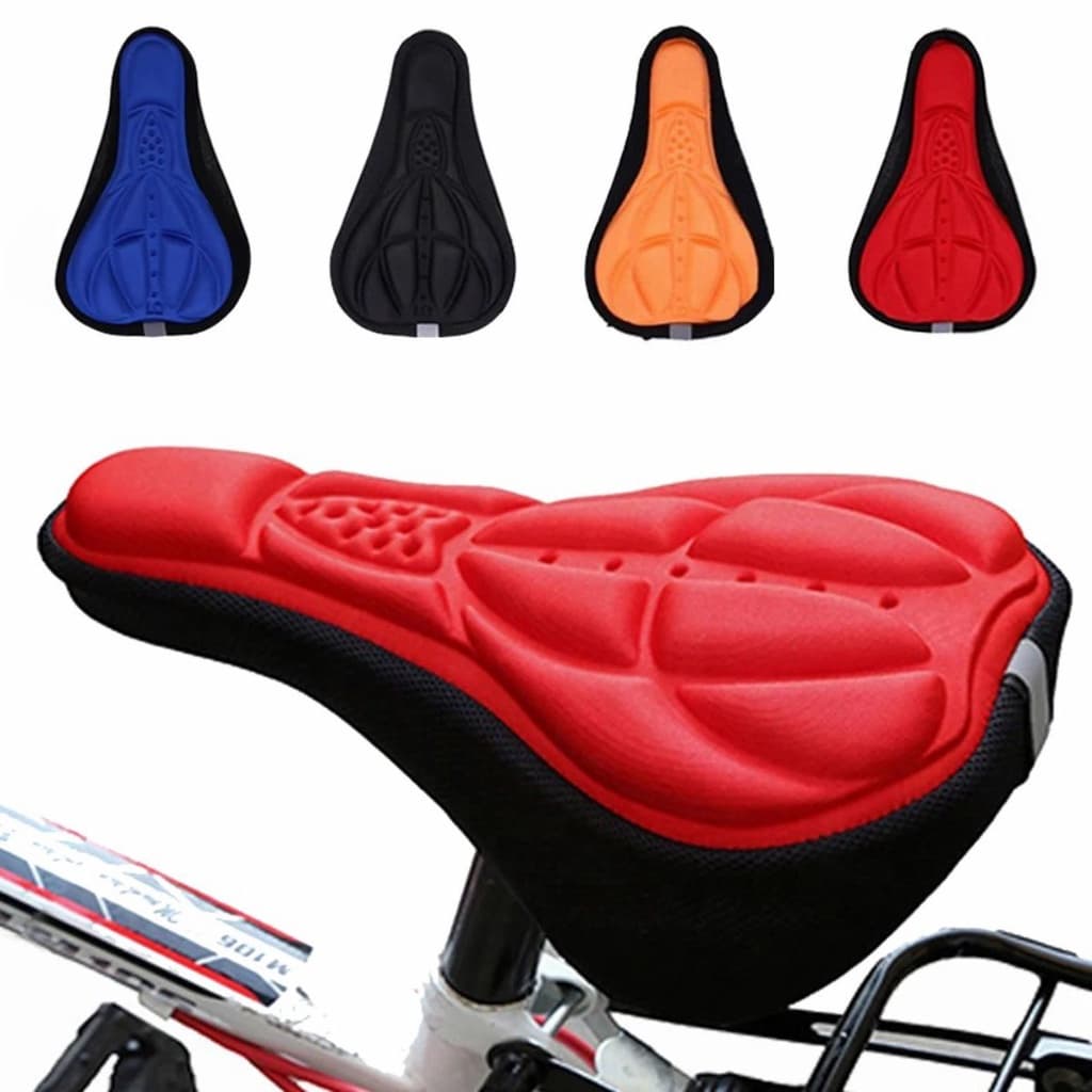 Capa Gel Almofada Forro para Banco Selim de Bicicleta Bike
