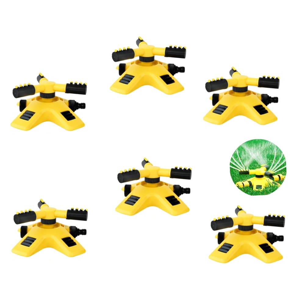 Irrigadores De Jardim Aspersores 6un Giratório Horta 360 Aspersores Com 2 Modos Sprinkler