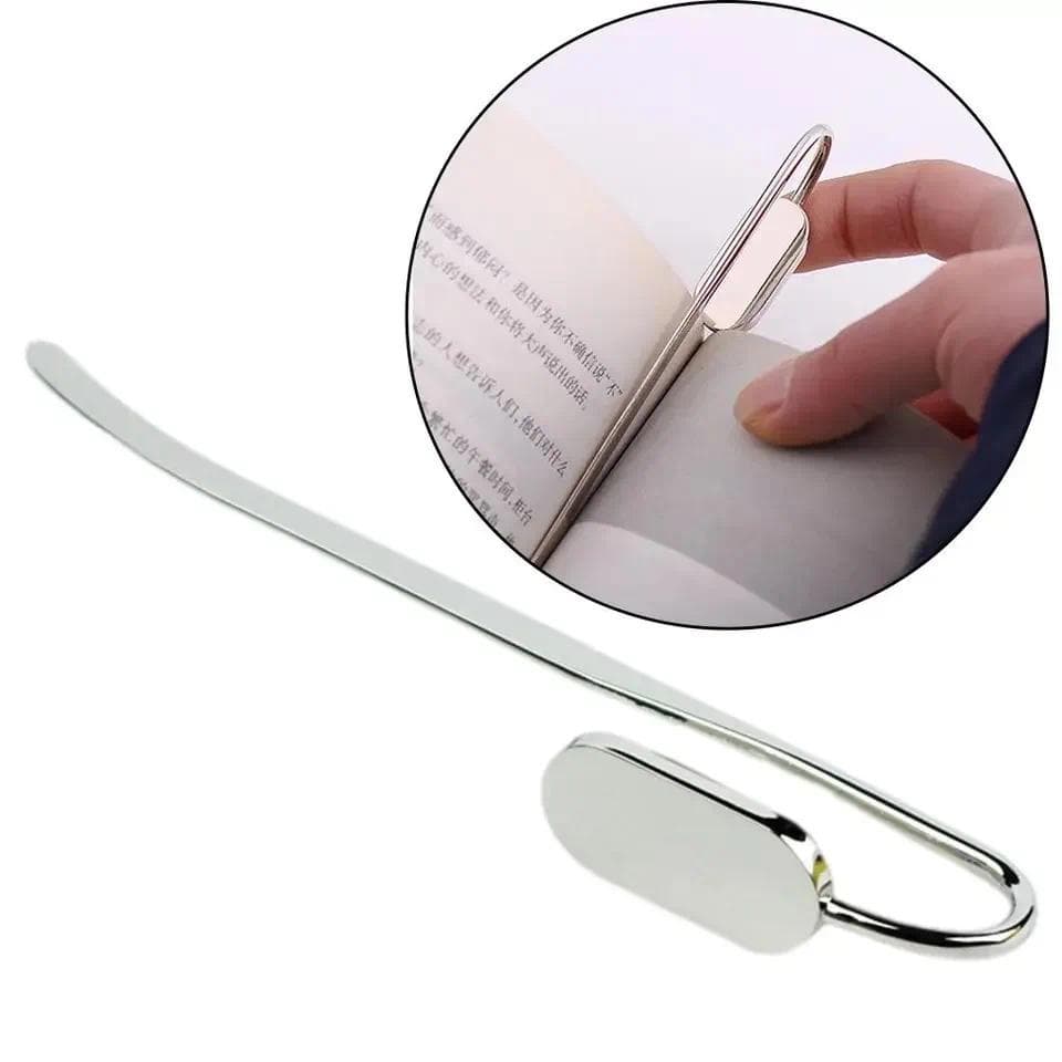 Creativo Pescoço De Cisne Oval De Metal Marcador De Livros Clip De Leitura Porta-Páginas De Zinco Liga Papelaria Presente