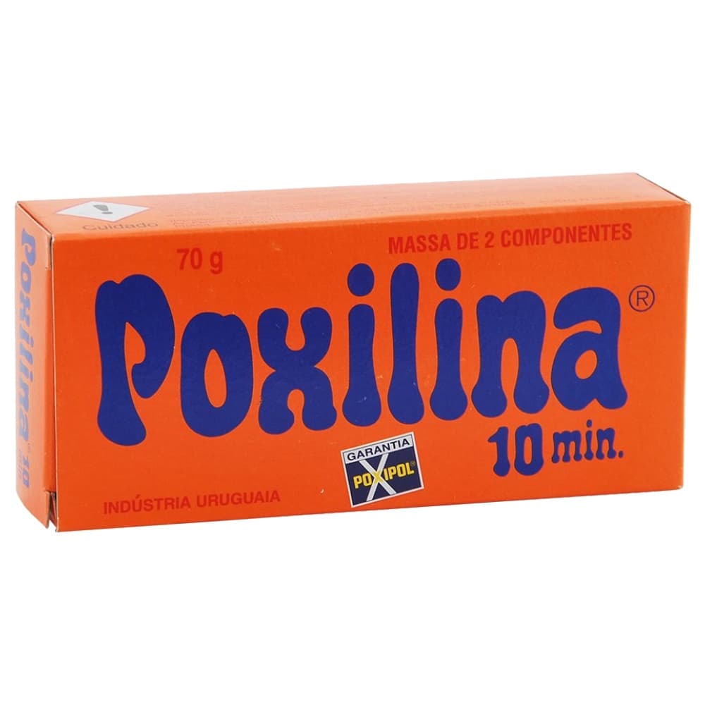 Massa Adesiva Epóxi Poxilina 70g Poxipol