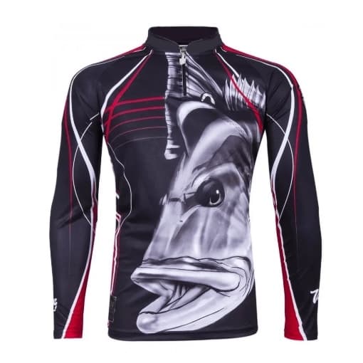Camiseta De Pesca King Proteção Solar Uv Kff109 Tucunaré