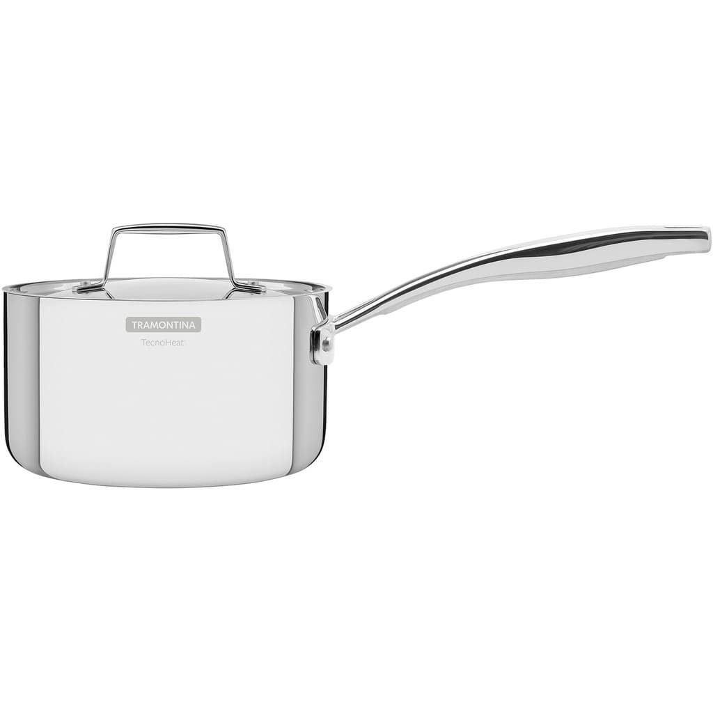 Panela Tramontina Inox C/ Tampa Corpo Triplo Grano 16cm