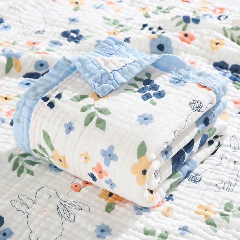 6 Camadas Musselina Algodão Cobertor Receptor De Bebê Para Crianças De Cama Quente Bebês
