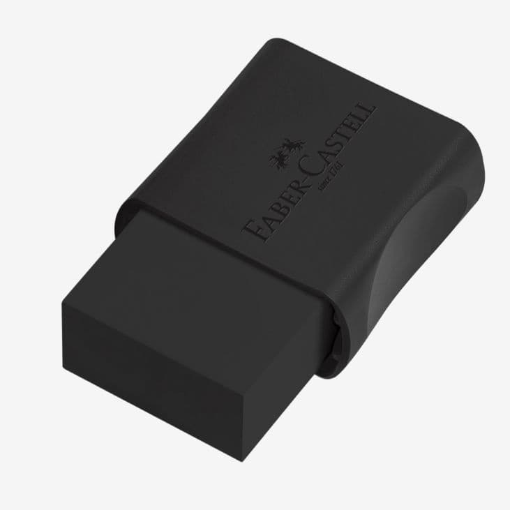 Borracha Max Black | Borracha Preta da Faber Castell