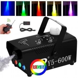 Máquina De Fumaça 600w 3 Led Com Controle Remoto Eventos110V/220V COM DMX-600W LK-Y5