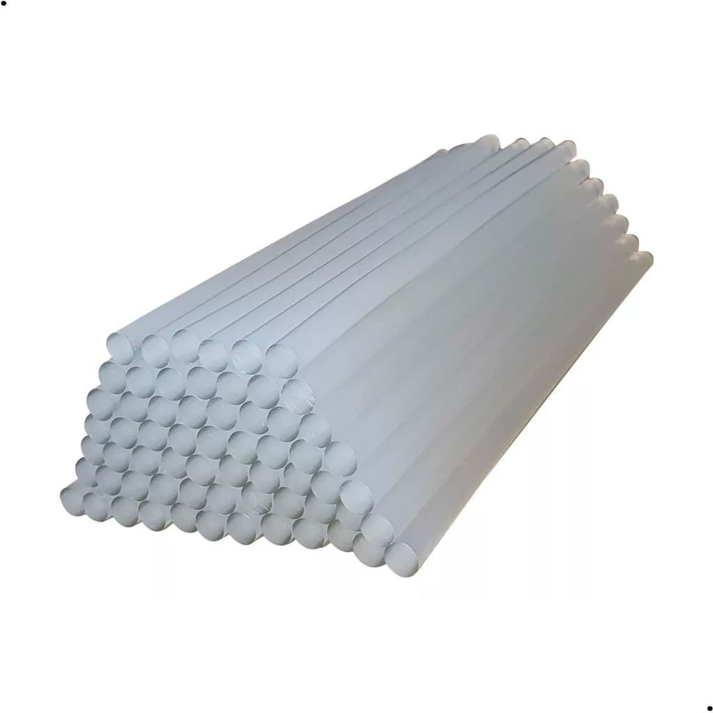 Bastão Cola Quente Grossa 1kg Transparente 35 Bastões