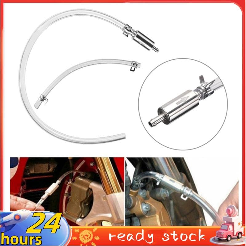 1conjunto De Motocicletas De Freio Sangrador De Fluido Mangueira Hidráulico Kit De Ferramentas De Purga Ferramenta De Troca De Óleo Bomba