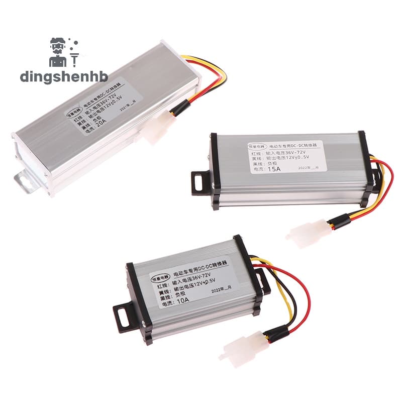 dingshenhb 36V 48V 60V 72V Para 12V 10/15/20A 180W Conversor Transformador De Energia Elétrica Bons Produtos