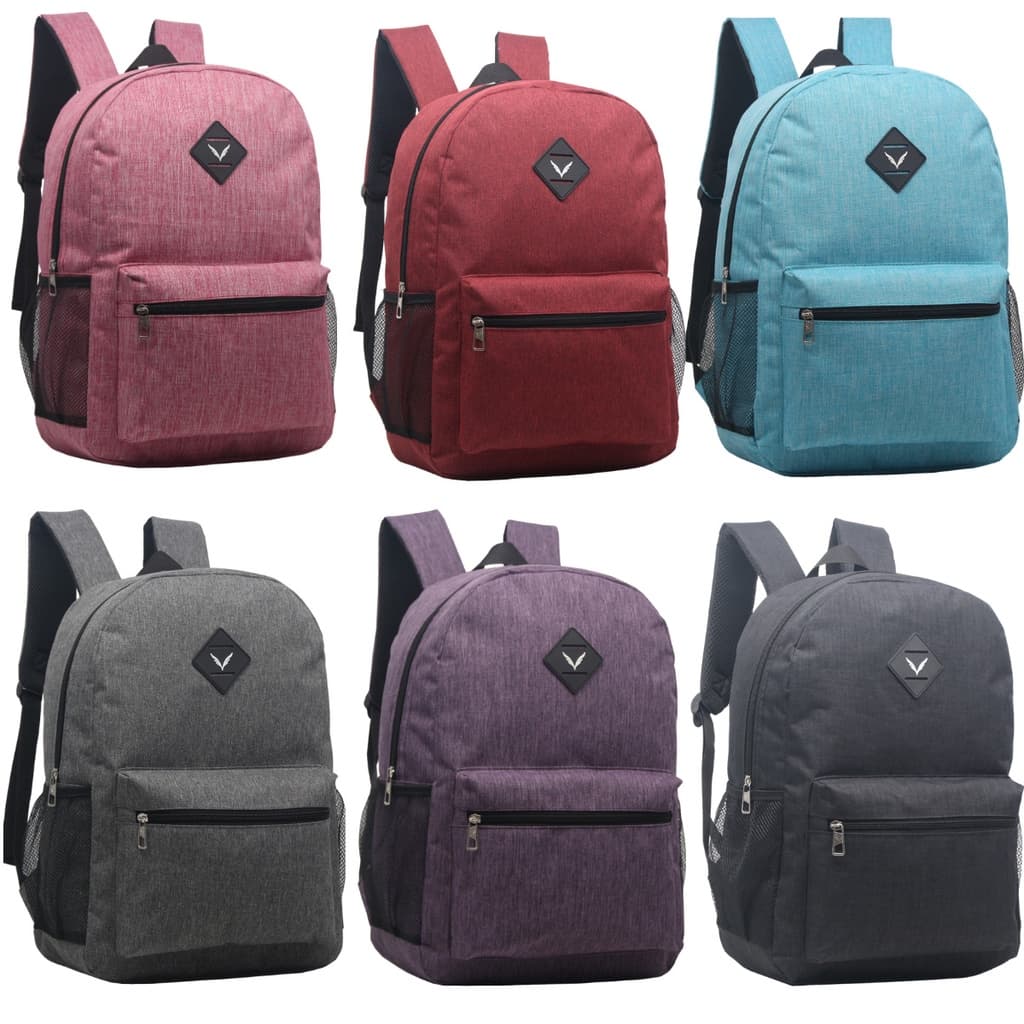 Mochila ESCOLAR De Costas 45cm Bolsa Em Poliéster Bolsos Laterais Compartimentos Espaçosos YEPP