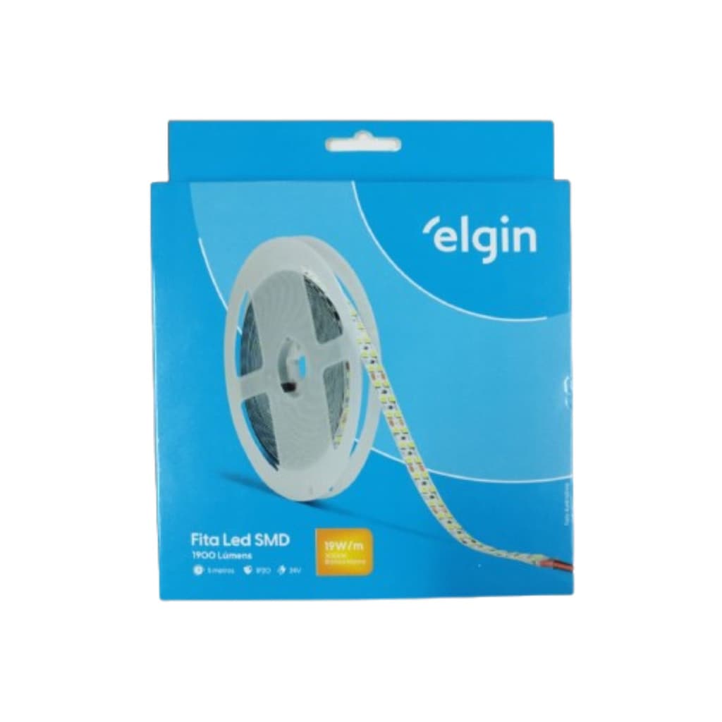 Fita Led elgin 24V 240D 19W 3000K 5m