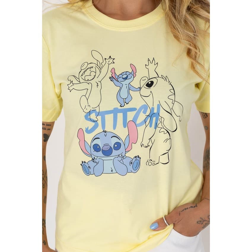 T-shirt Stitch: Leve o Sorriso para Seus Looks Casuais