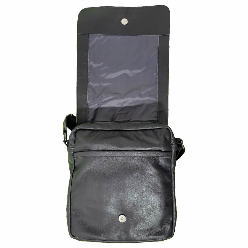 Bolsa Transversal Couro Milão  - BT02 - Preta