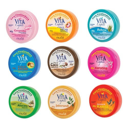 Kit Com 2 Unidades Cera Finalizadora Vita Capili 40g Muriel