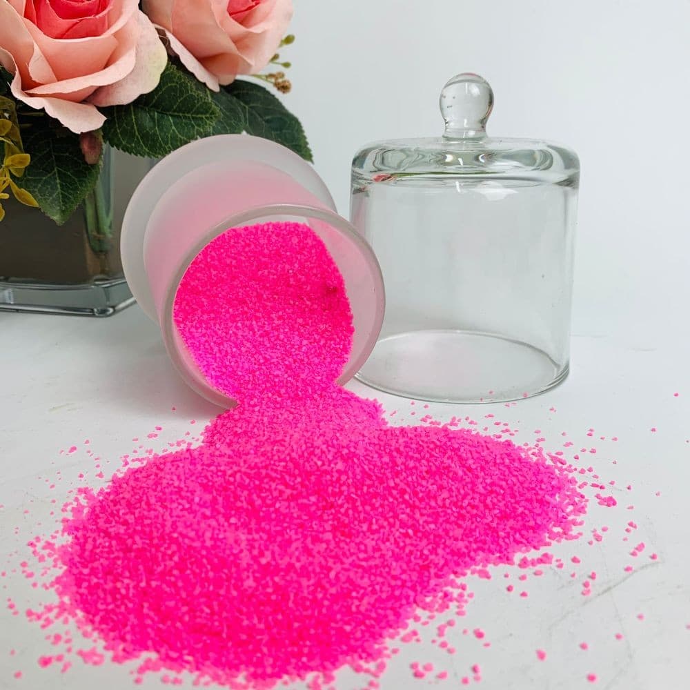 Areia Decoração Cor de Rosa 500g Casamento Decoração Artesanato Artes Jardins Outros