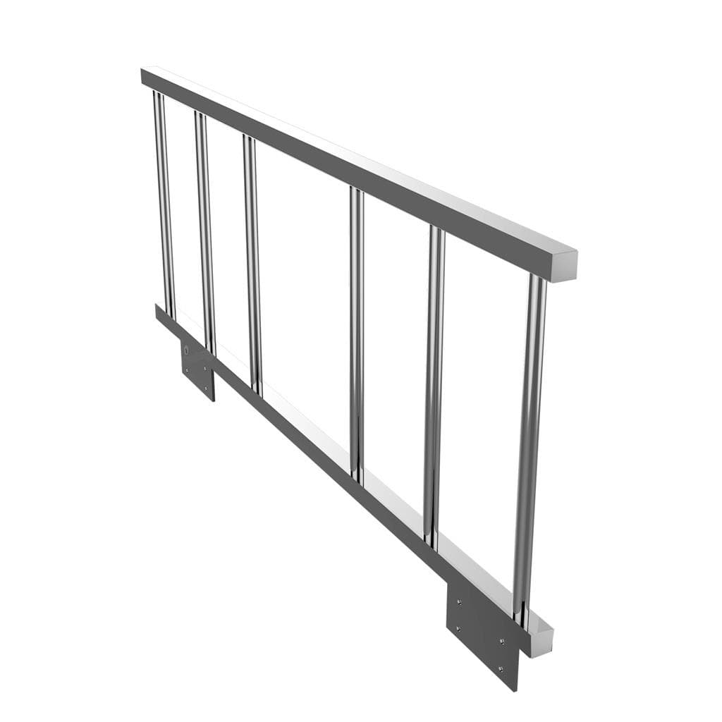 Grade Para Beliche Ou Cama Em Aco Cromado - Flape