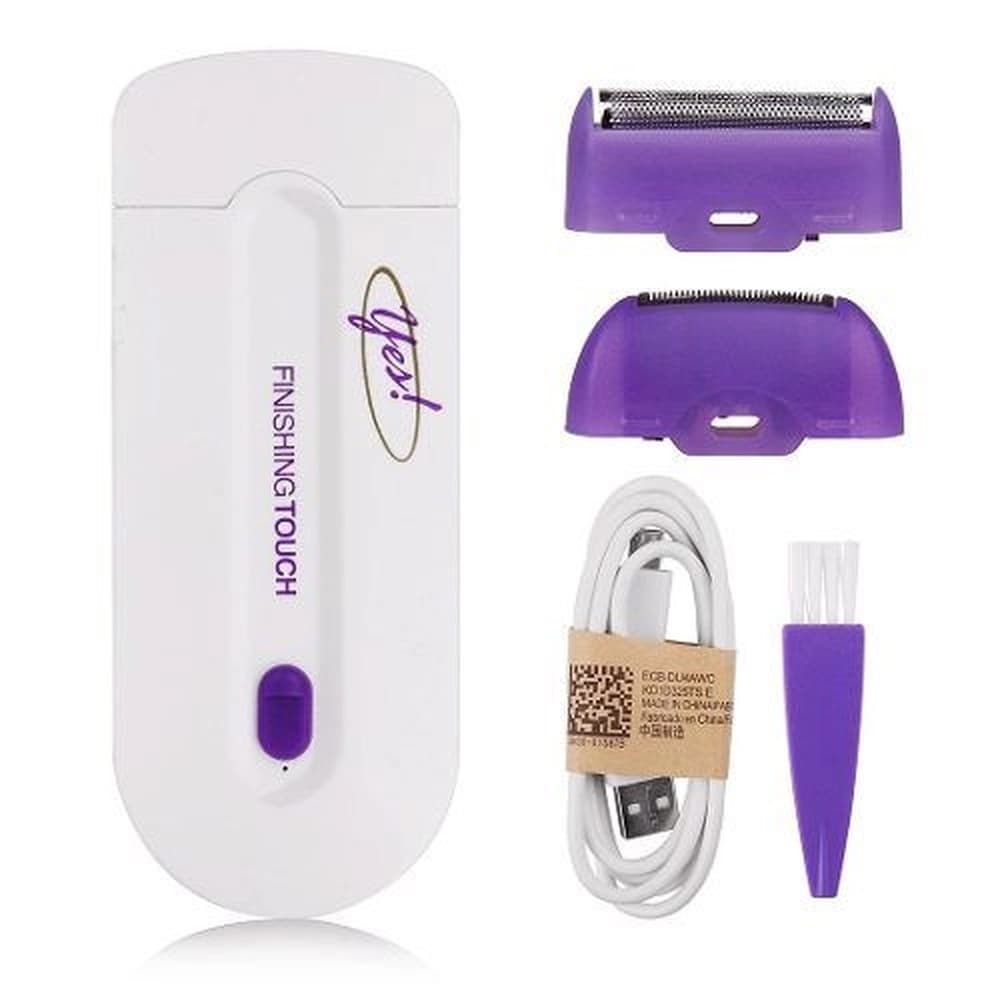 Depilador Removedor De Pelos facial e Corporal sem fio 2 em1 Elétrico Yes Finishing Touch//Mini Depilador Feminino Portátil 5 Em 1 Depilador Elétrico